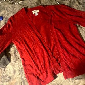 Old navy cardigan small red